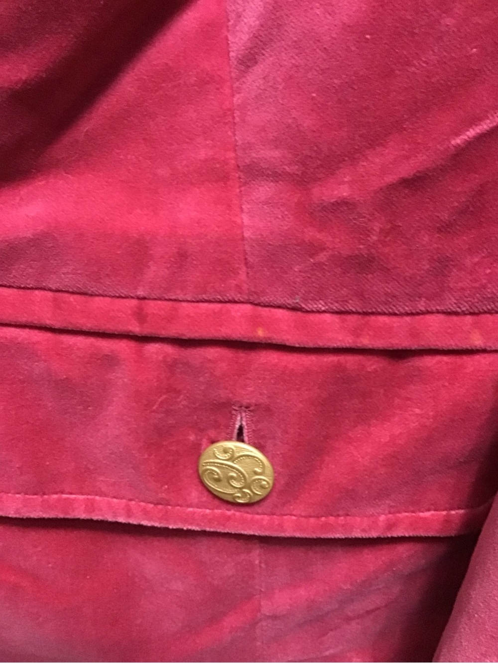 Old Navy Raspberry Velvet Blazer - Picture 2 of 5